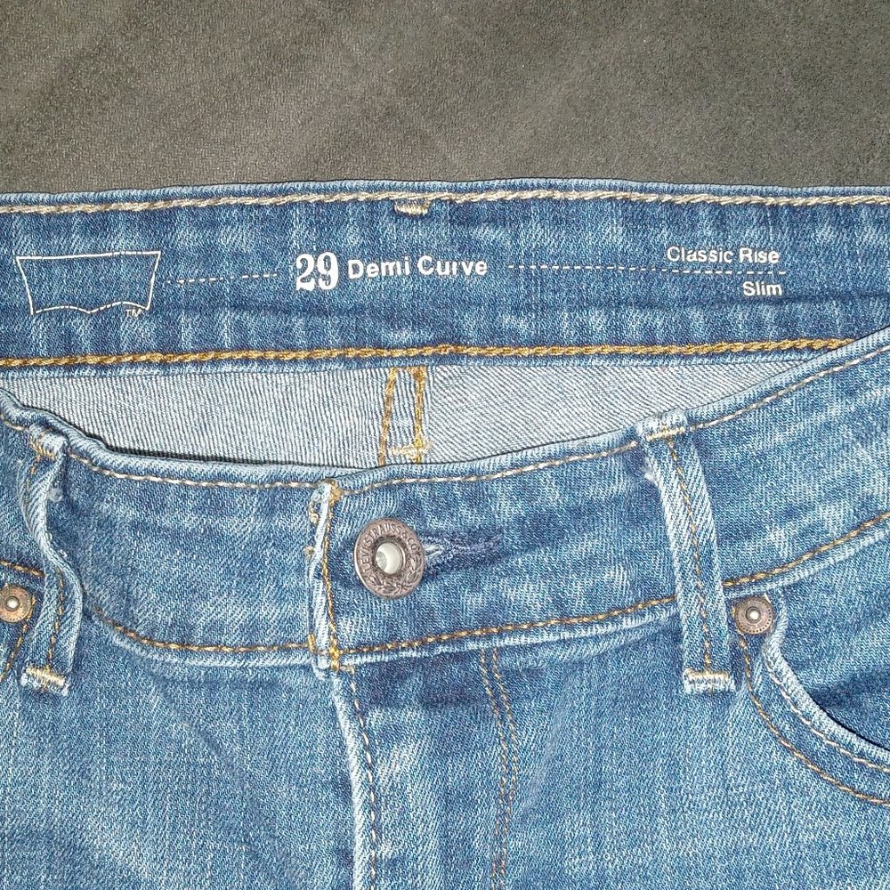 LEVI'S Denim Curve, Slim Classic-rise W29/L32 - Picture 2 of 2